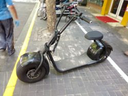 "Harley" style scooter